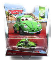 DISNEY PIXAR CARS 2015 RELEASE WGP LIGHT GREEN VW BUG CRUZ BESOURO DIE-CAST